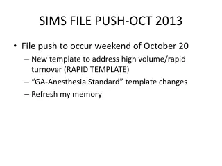 SIMS FILE PUSH-OCT 2013