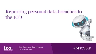 Data Protection Practitioners’  Conference 2018