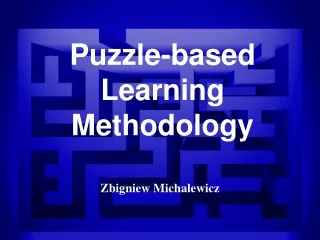 Puzzle-based  Learning Methodology