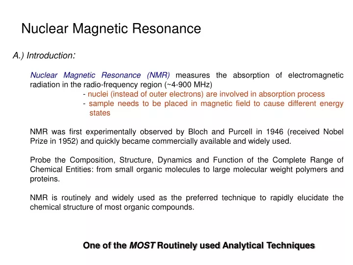 nuclear magnetic resonance
