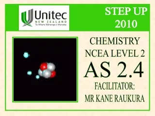 CHEMISTRY NCEA LEVEL 2