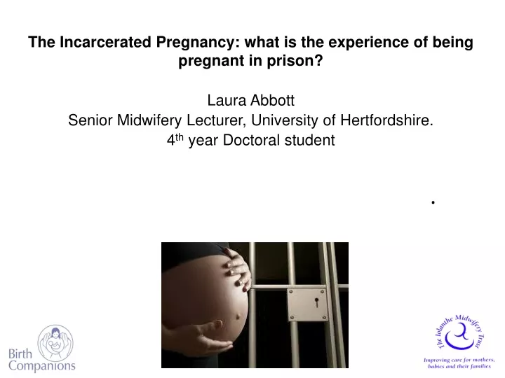 the experience of pregnant prisoners exploring emotions