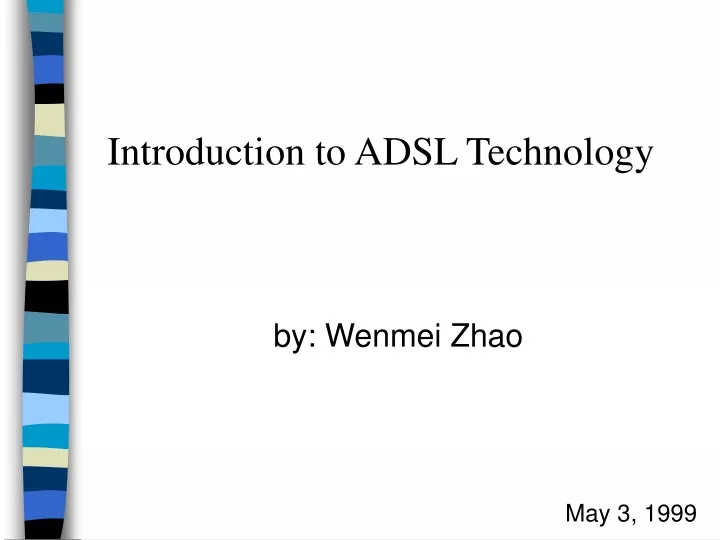 introduction to adsl technology