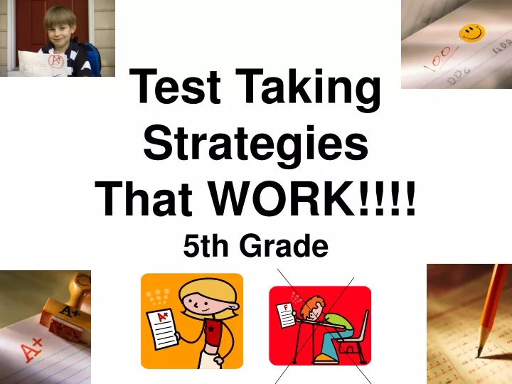 test taking strategies that work 5th grade