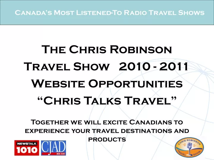canada s most listened to radio travel shows