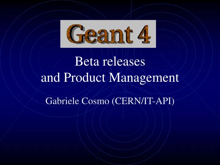 beta releases and product management