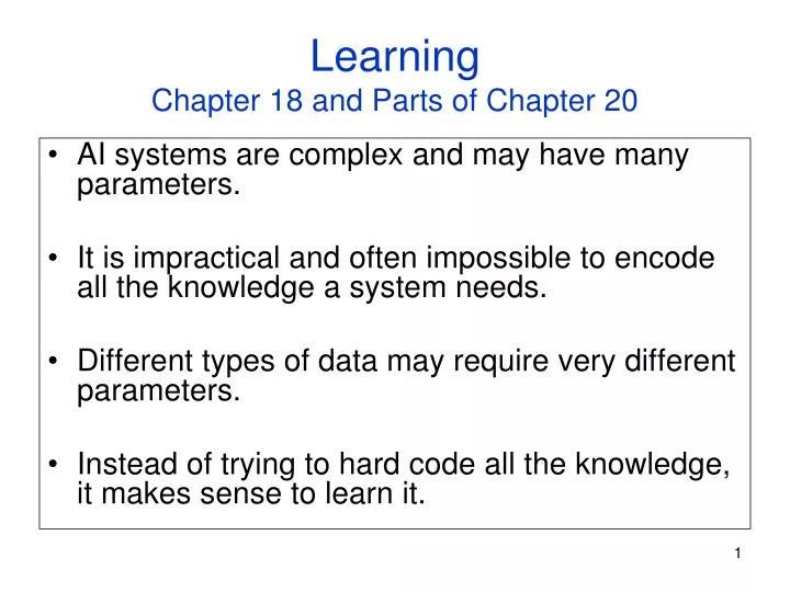 learning chapter 18 and parts of chapter 20