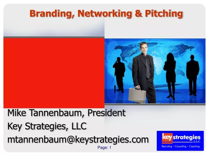 branding networking pitching