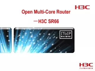Open Multi-Core Router  － H3C SR66