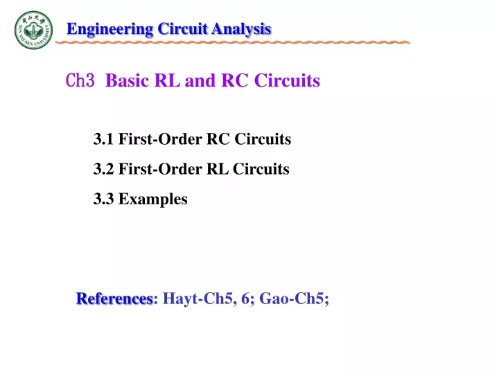 engineering circuit analysis