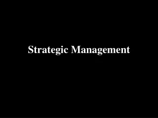 Strategic Management