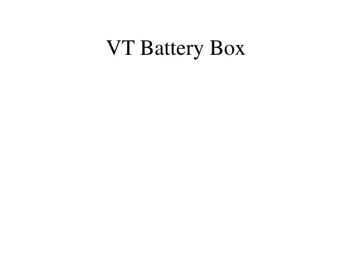 vt battery box