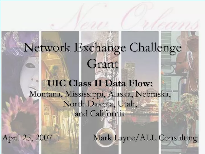 network exchange challenge grant