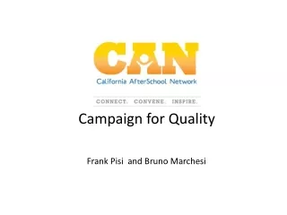 Campaign for Quality