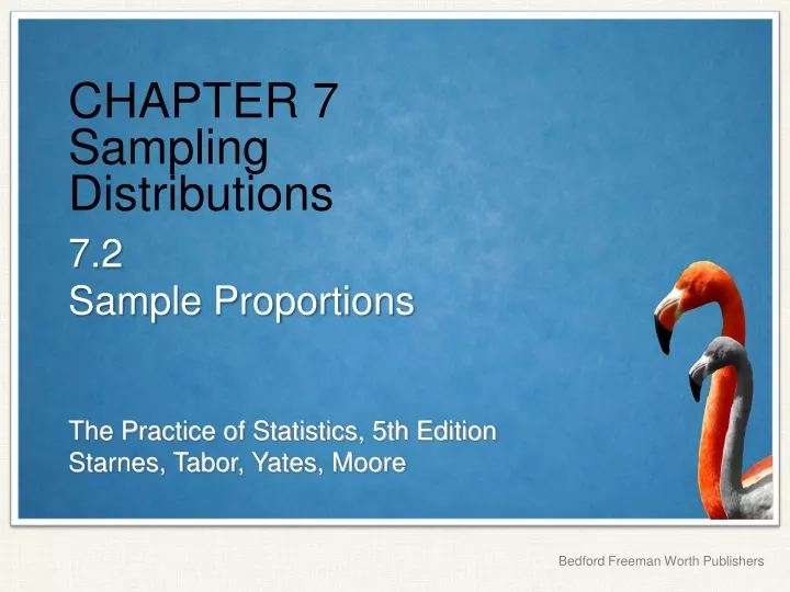 chapter 7 sampling distributions