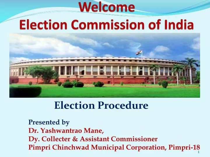 welcome election commission of india