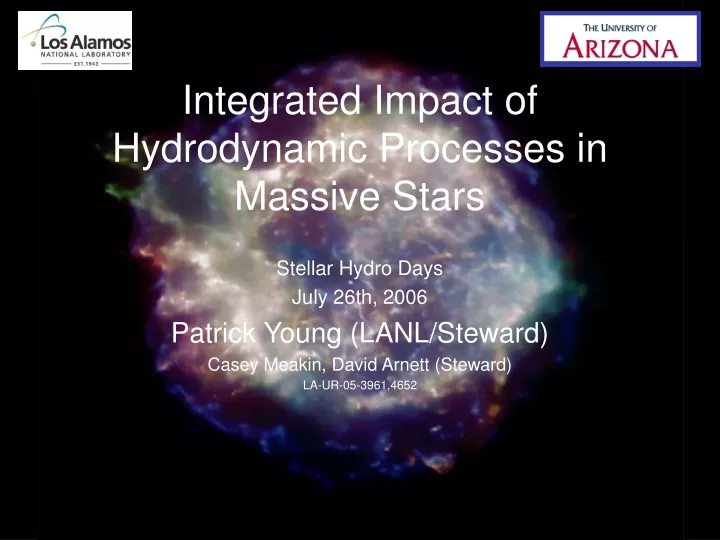 integrated impact of hydrodynamic processes in massive stars
