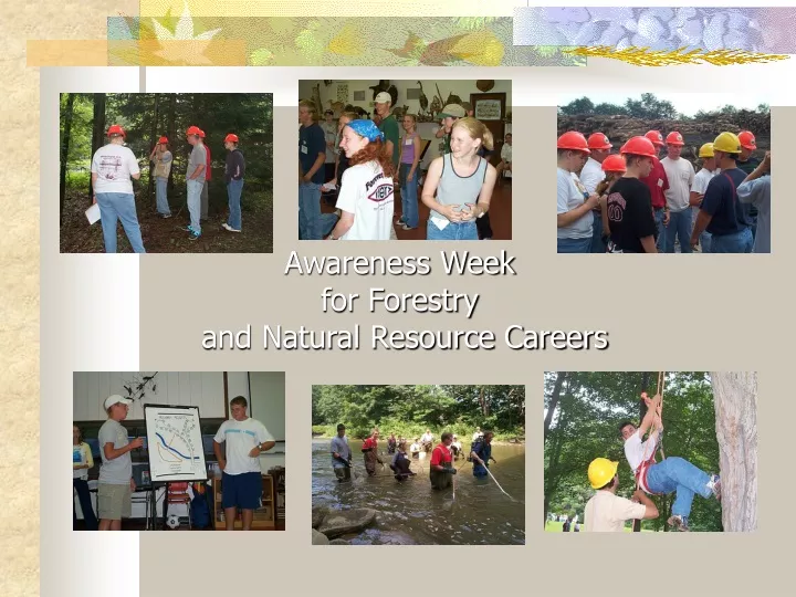 awareness week for forestry and natural resource