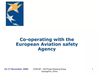 Co-operating with the European Aviation safety Agency
