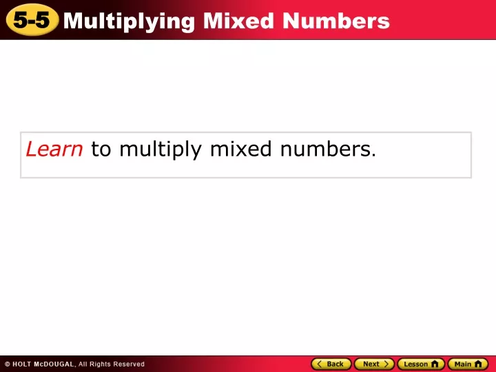 learn to multiply mixed numbers