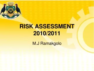 RISK ASSESSMENT 2010/2011