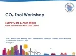 CO 2  Tool Workshop - slide 1