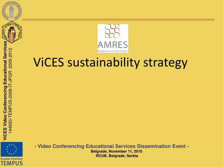 vices sustainability strategy