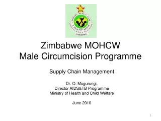 Zimbabwe MOHCW Male Circumcision Programme