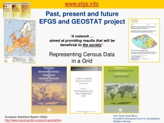 Past, present and future  EFGS and GEOSTAT project