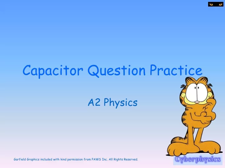capacitor question practice