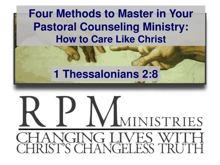 four methods to master in your pastoral