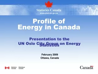 Profile of  Energy in Canada