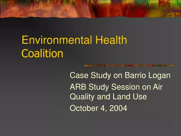 environmental health coalition