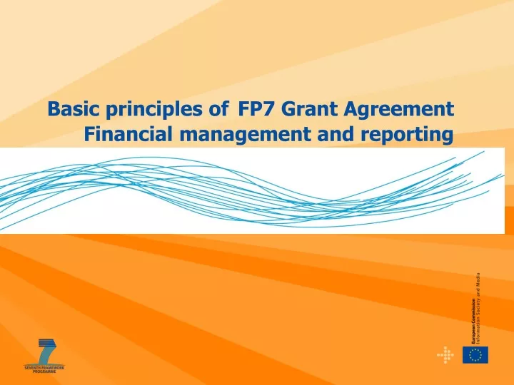basic principles of fp7 grant agreement financial
