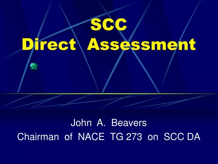 scc direct assessment