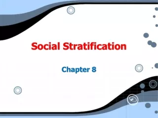 Social Stratification