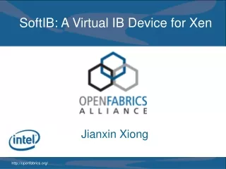 SoftIB: A Virtual IB Device for Xen