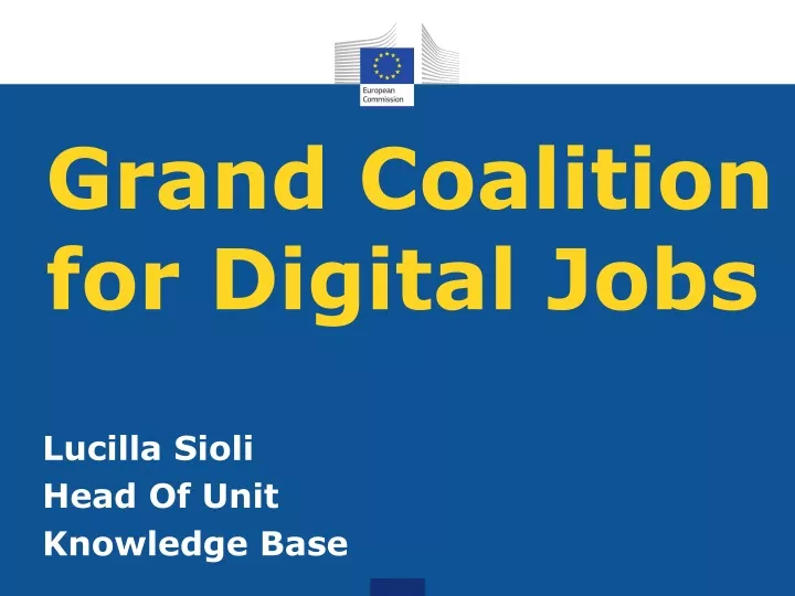 grand coalition for digital jobs