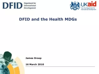 DFID and the Health MDGs