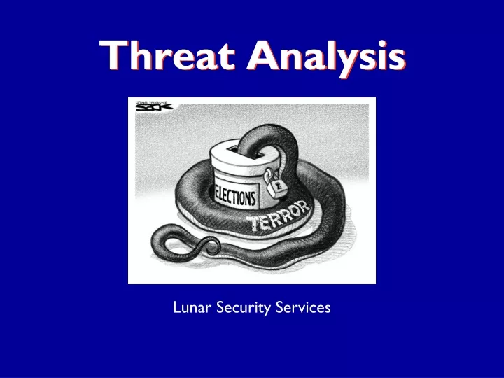 threat analysis