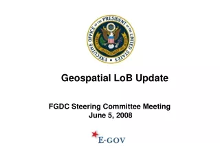 FGDC Steering Committee Meeting  June 5, 2008