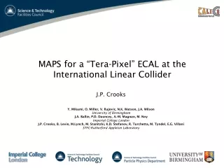 MAPS for a “ Tera-Pixel” ECAL at the  International Linear Collider