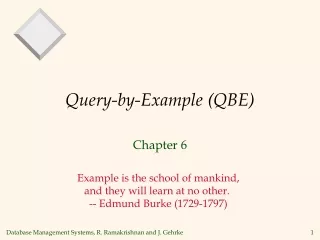 Query-by-Example (QBE)