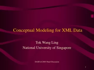 Conceptual Modeling for XML Data