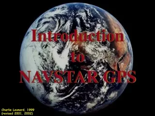 Introduction to NAVSTAR GPS