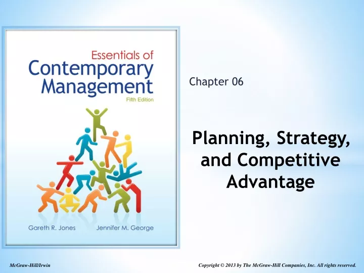 planning strategy and competitive advantage