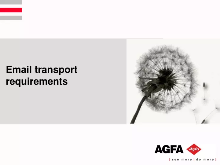 email transport requirements