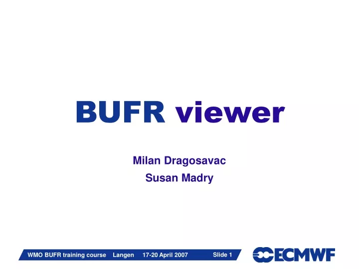 bufr viewer
