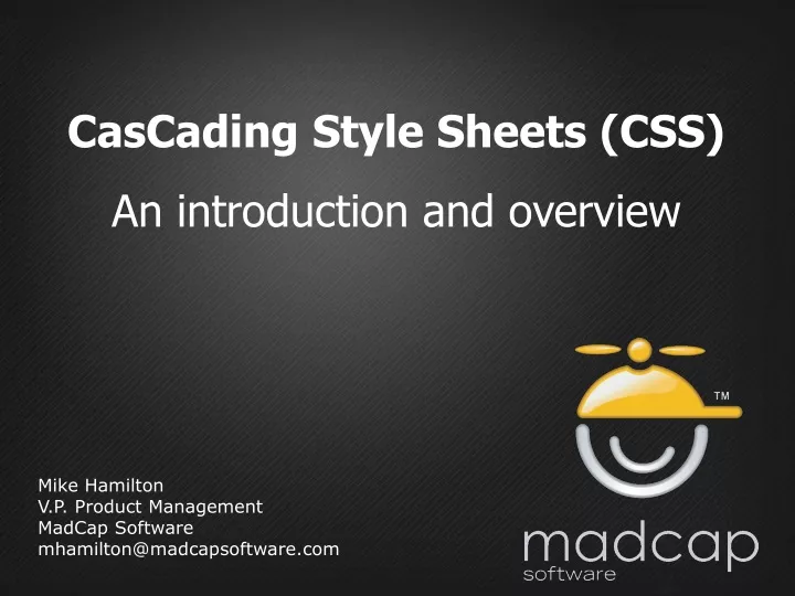 cascading style sheets css an introduction