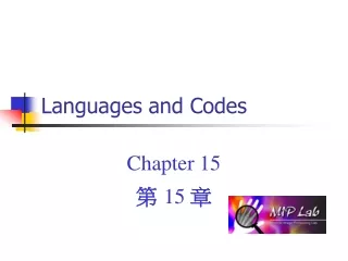 Languages and Codes